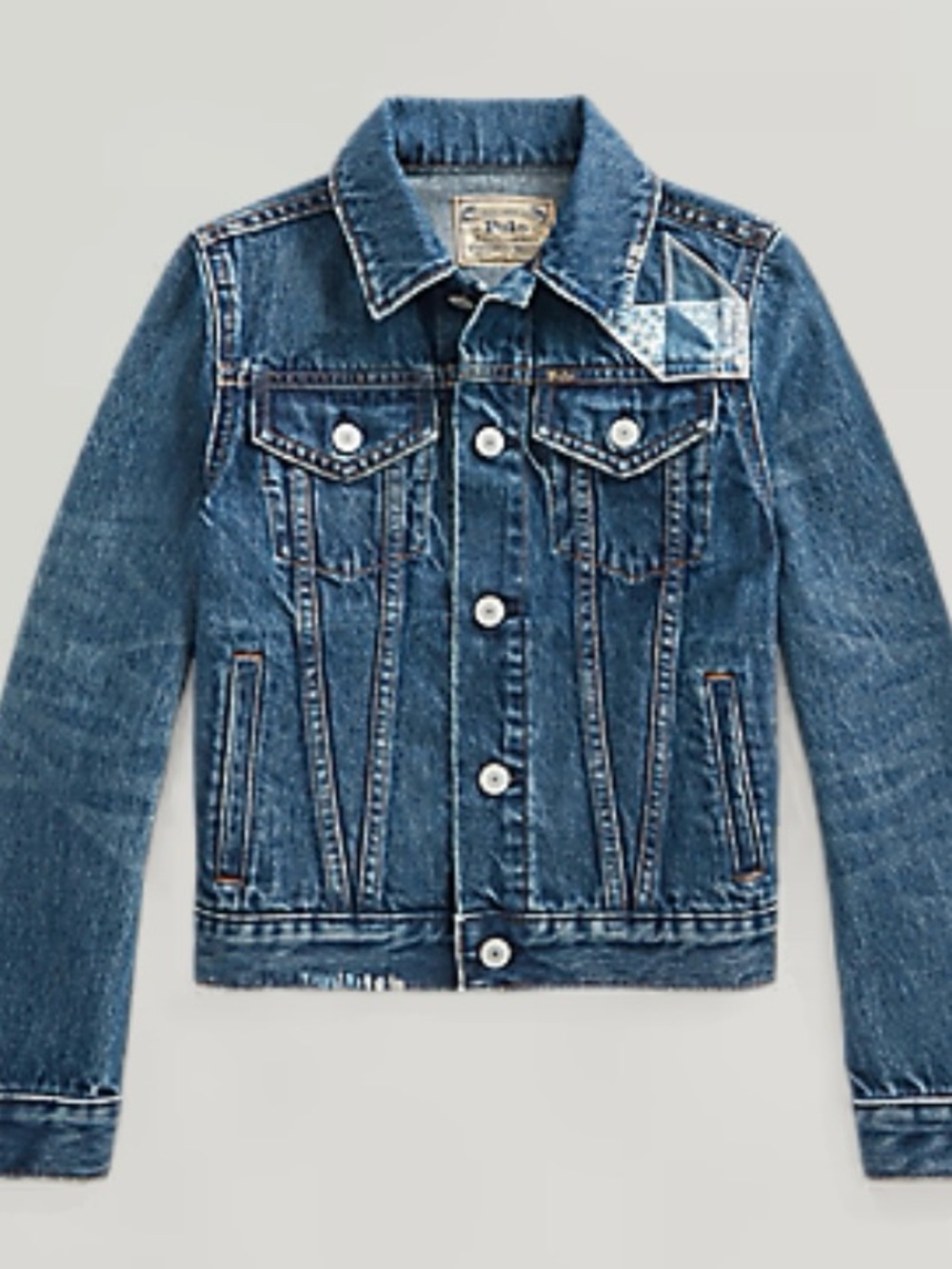 NWT 🆕✨ RALPH LAUREN STAR DENIM TRUCKER JACKET